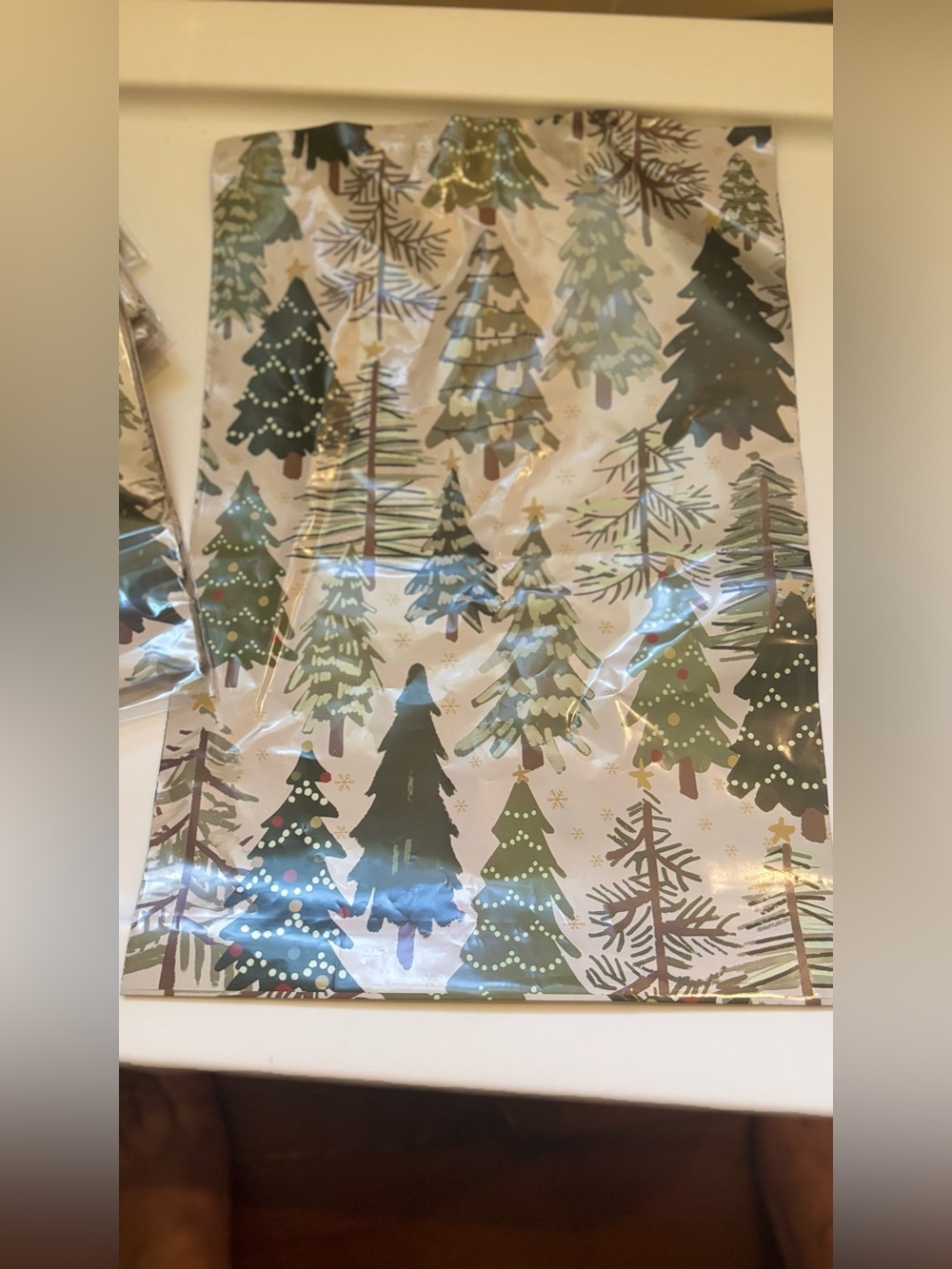 Holiday Polymailers with Trees